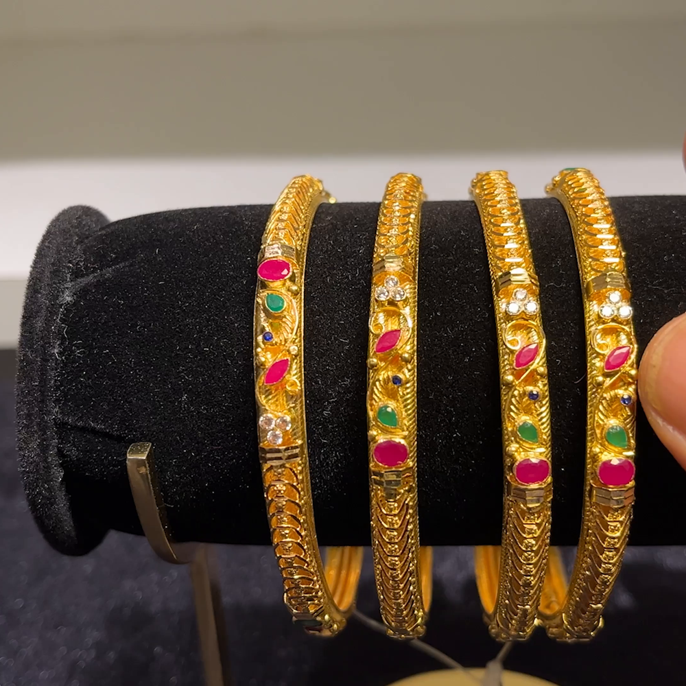 CMR 53.059gms BANGLES 22K Yellow Gold