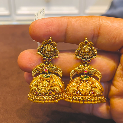 SRI RAM 18.484gms EARRINGS 22K Yellow Gold