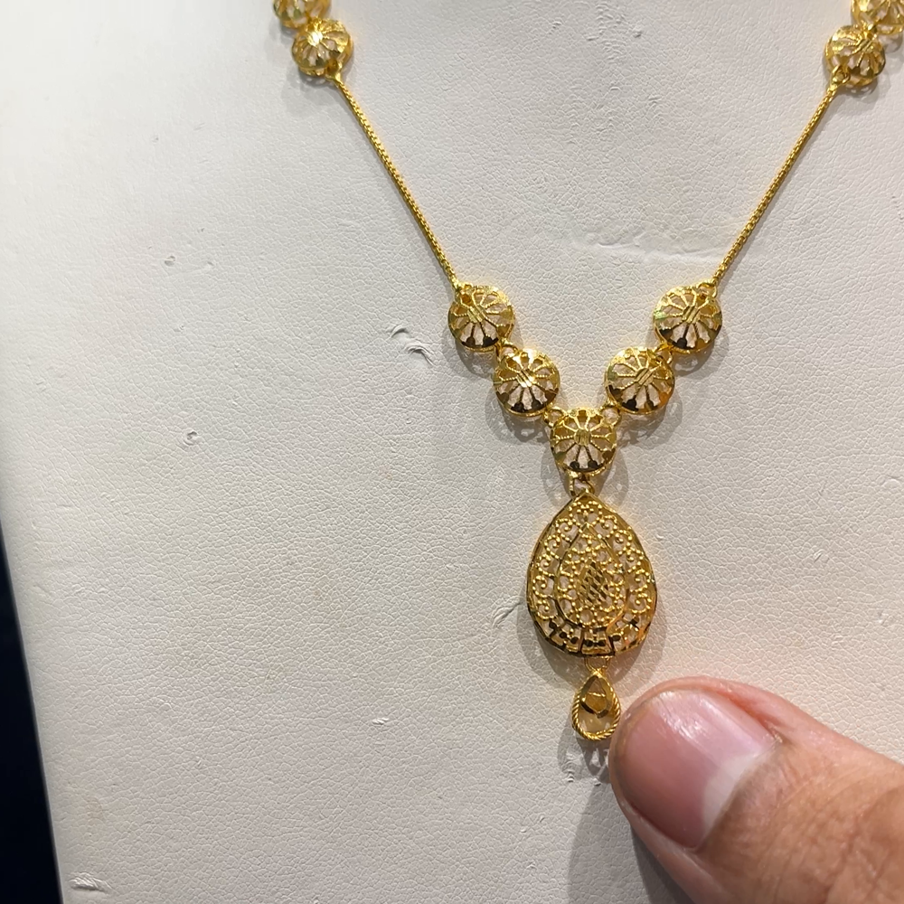 RS BROTHERS 5.722gms NECKLACE 22K Yellow Gold