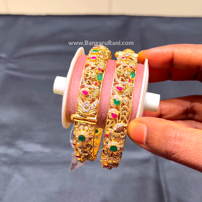 Anu Jewellers 51.205gms BANGLES 22K Yellow Gold