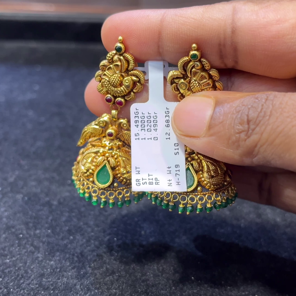 [make to order] 12.683gms EARRINGS 22K