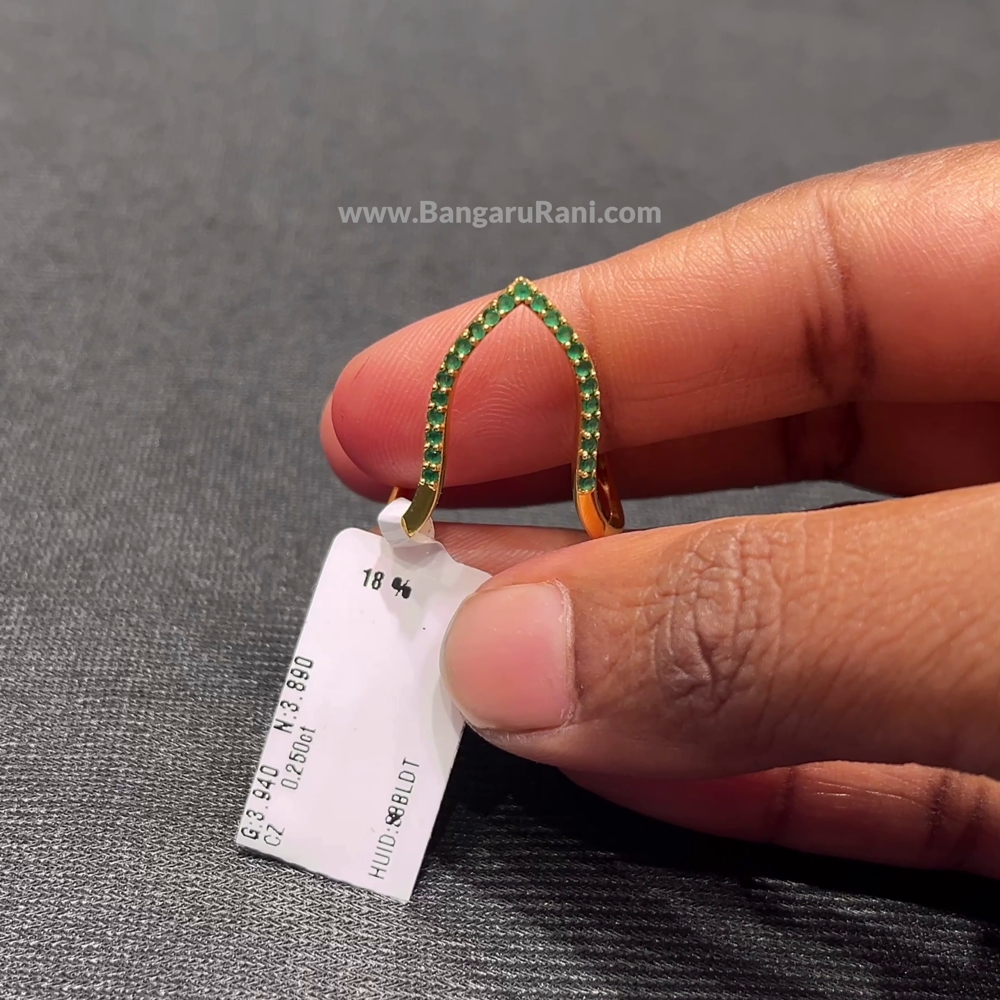 Anu Jewellers 3.89gms Ring 22K Yellow Gold