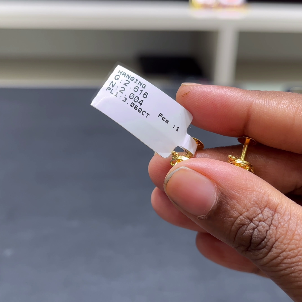 [make to order] 2.004gms EARRINGS 22K