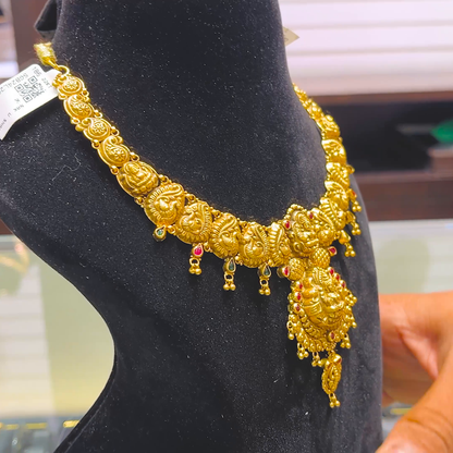 SOUTH INDIA 30.555gms NECKLACE 22K Yellow Gold