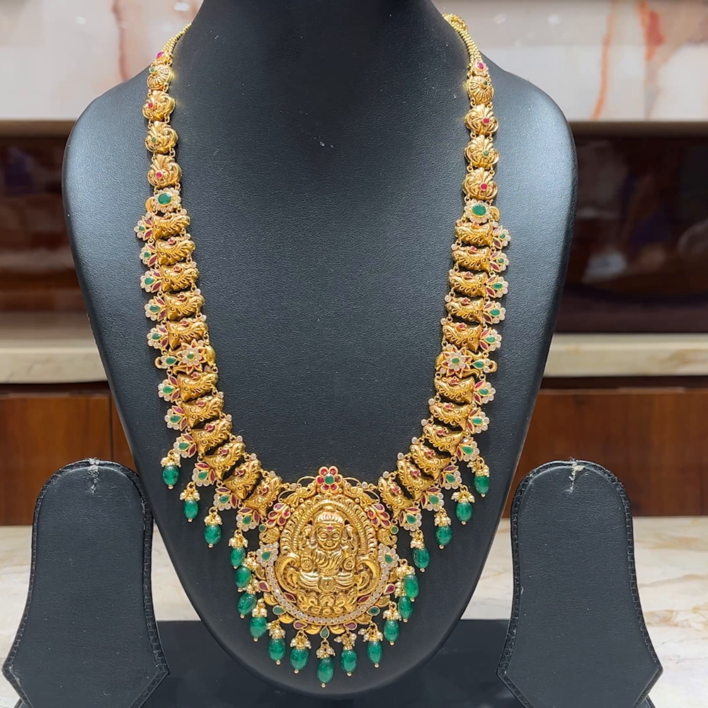 MUKUNDA JEWELLERS 60.79gms HARAMS 22K Antique