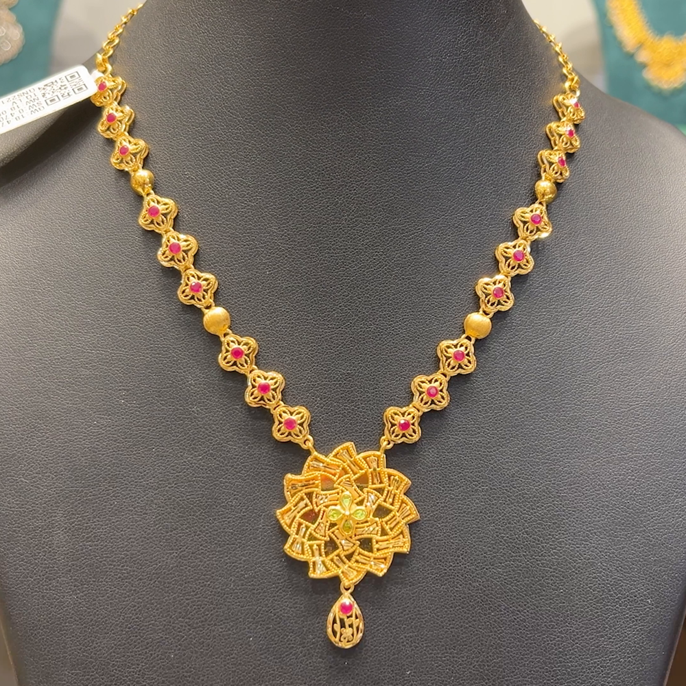 Chennai Shopping Mall 18.005gms NECKLACE 22K Yellow Gold