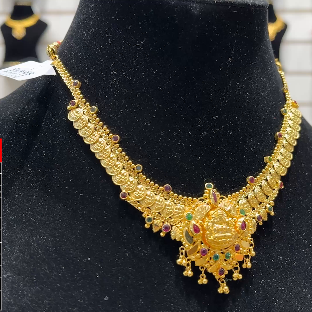 SOUTH INDIA 19.463gms NECKLACE 22K Yellow Gold