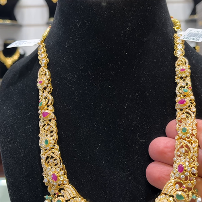 SOUTH INDIA 89.81gms HARAMS 22K Yellow Gold