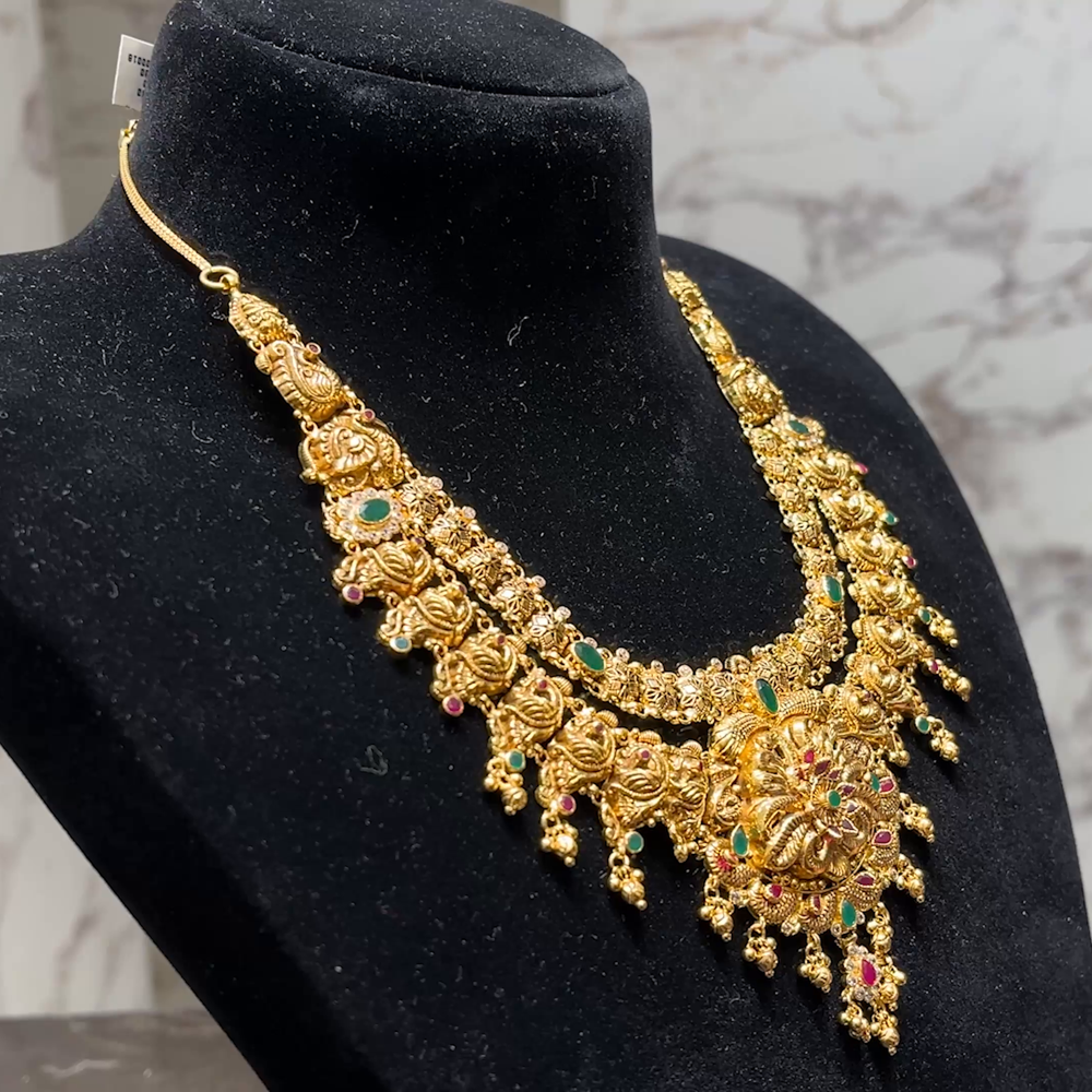 MUKUNDA JEWELLERS 34.69gms NECKLACE 22K Yellow Gold