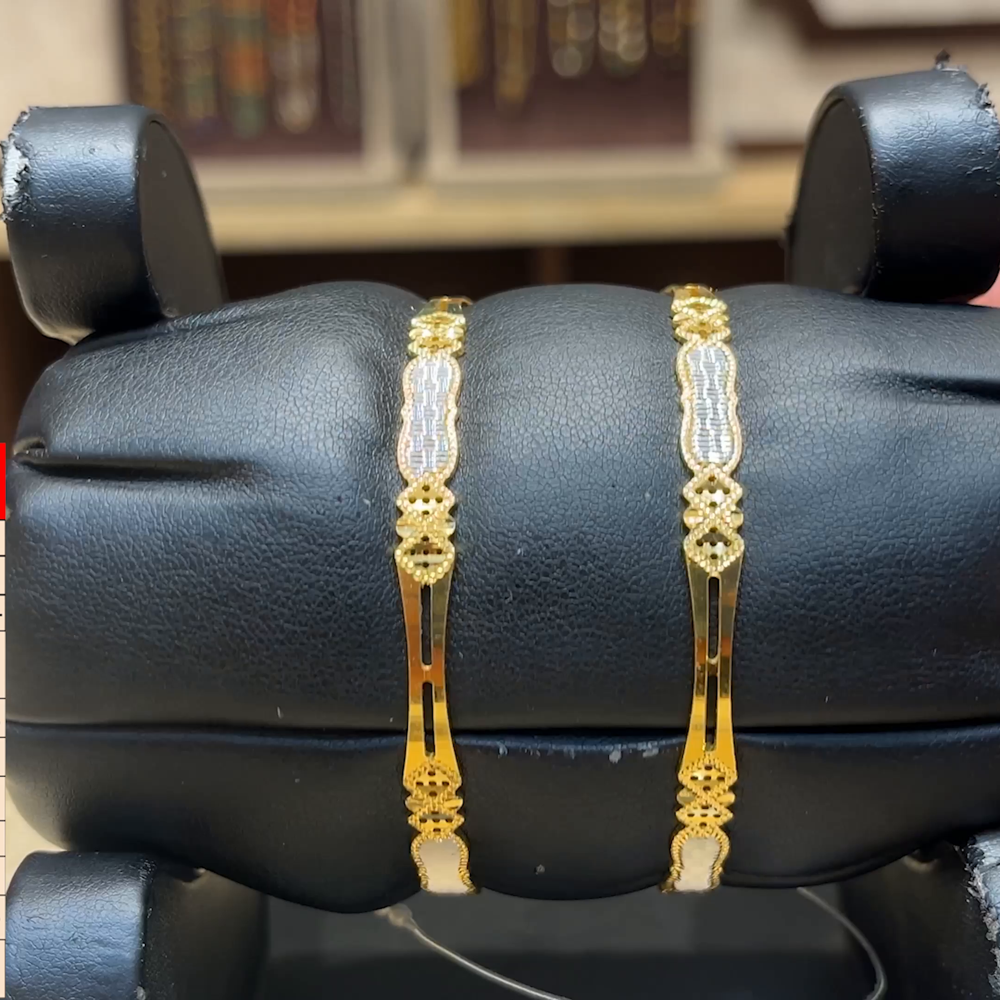 Chennai Shopping Mall 25.655gms BANGLES 22K Yellow Gold