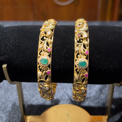 MUKUNDA JEWELLERS 22.074gms BANGLES 22K Yellow Gold