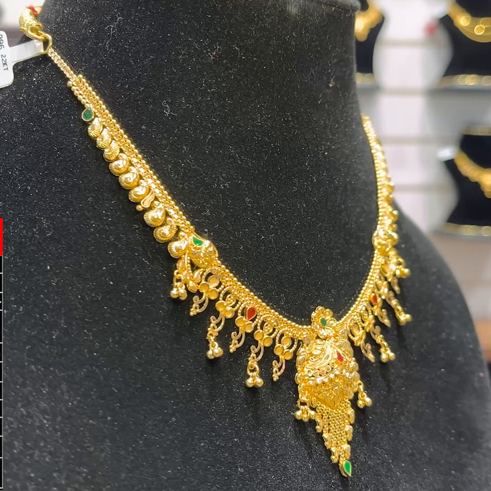 SOUTH INDIA 18.102gms NECKLACE 22K Yellow Gold