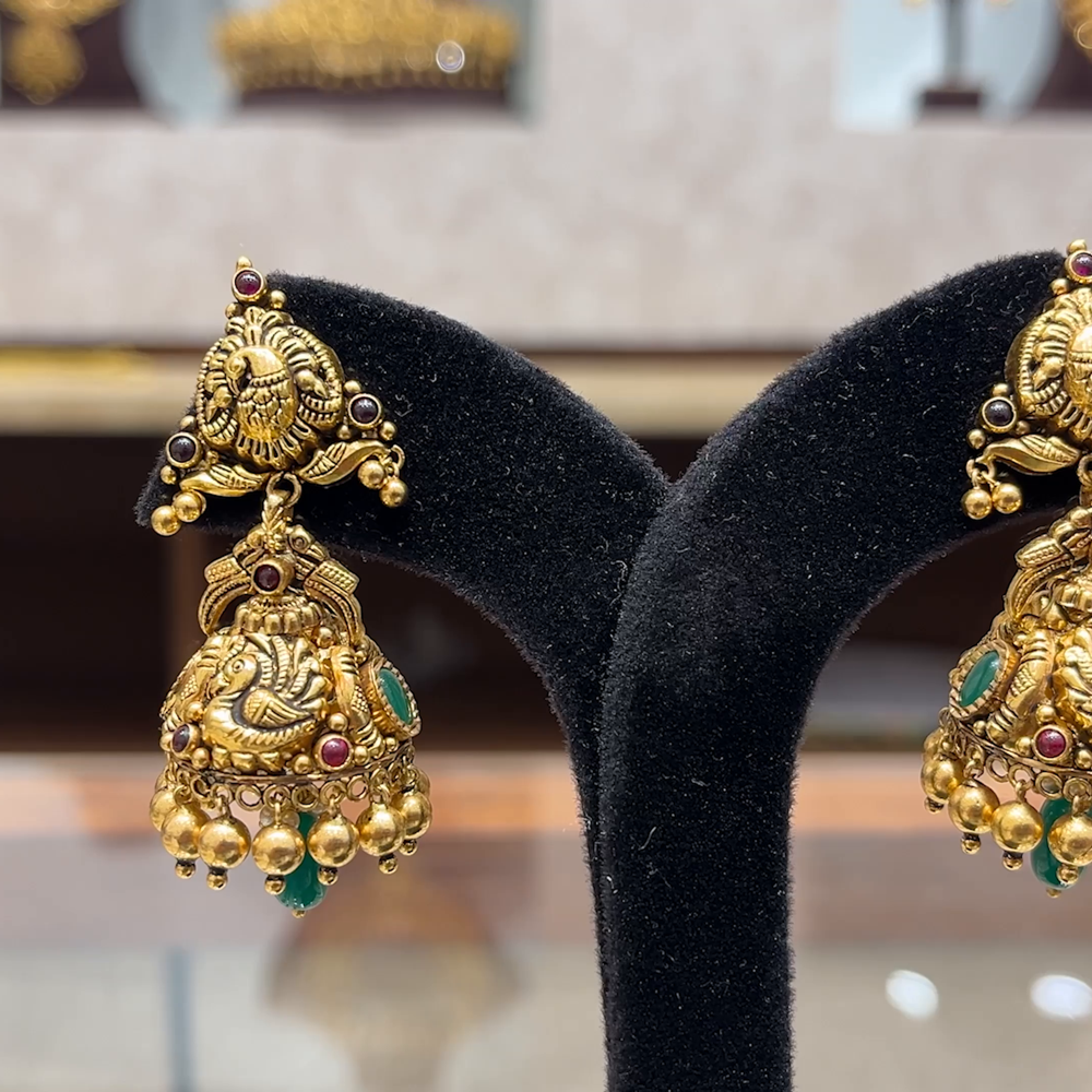 Chennai Shopping Mall 20.578gms EARRINGS 22K Yellow Gold