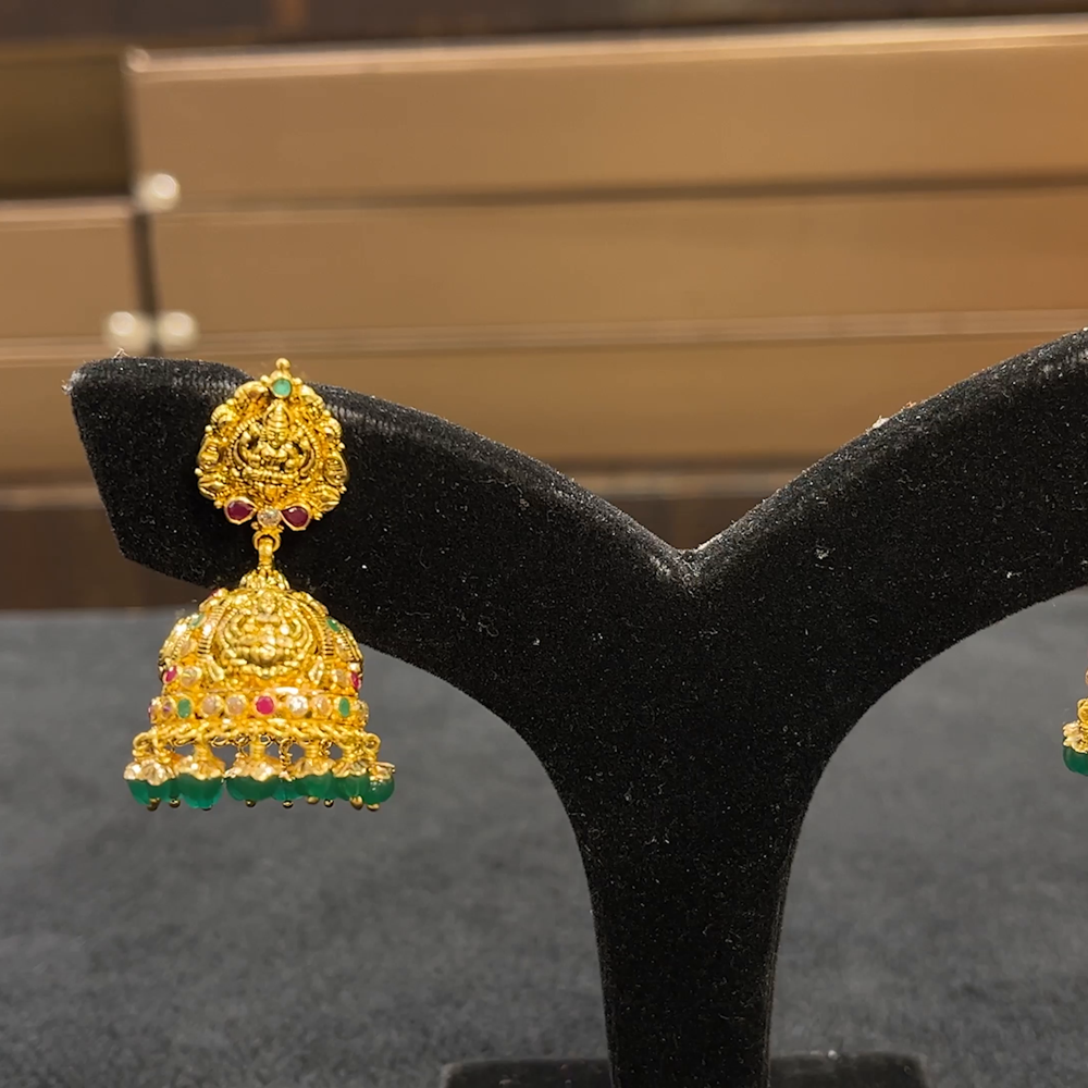 CHANDANA Brothers 19.35gms EARRINGS 22K Yellow Gold