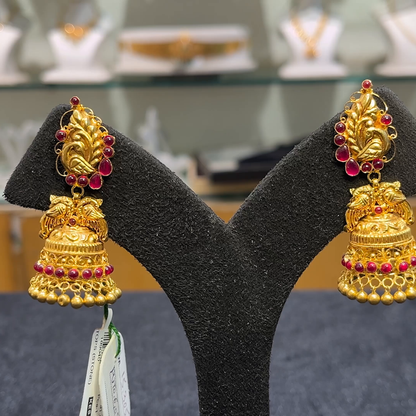 Anu Jewellers 14.095gms EARRINGS 22K Yellow Gold