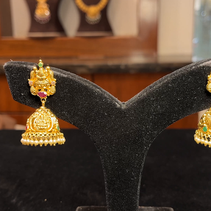 SRI RAM 13.148gms EARRINGS 22K Yellow Gold