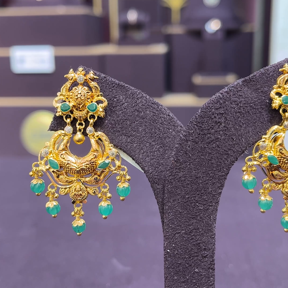 CMR 8.52gms EARRINGS 22K Yellow Gold