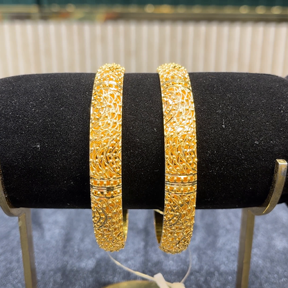 Kriya Jewellers 34.23gms BANGLES 22K Yellow Gold