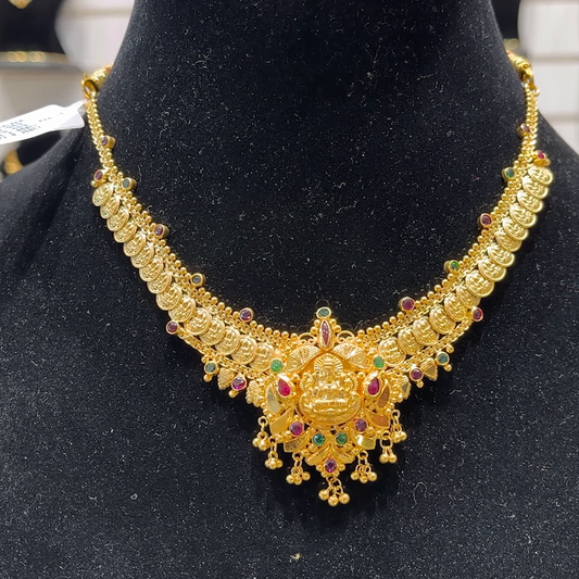 SOUTH INDIA 19.463gms NECKLACE 22K Yellow Gold