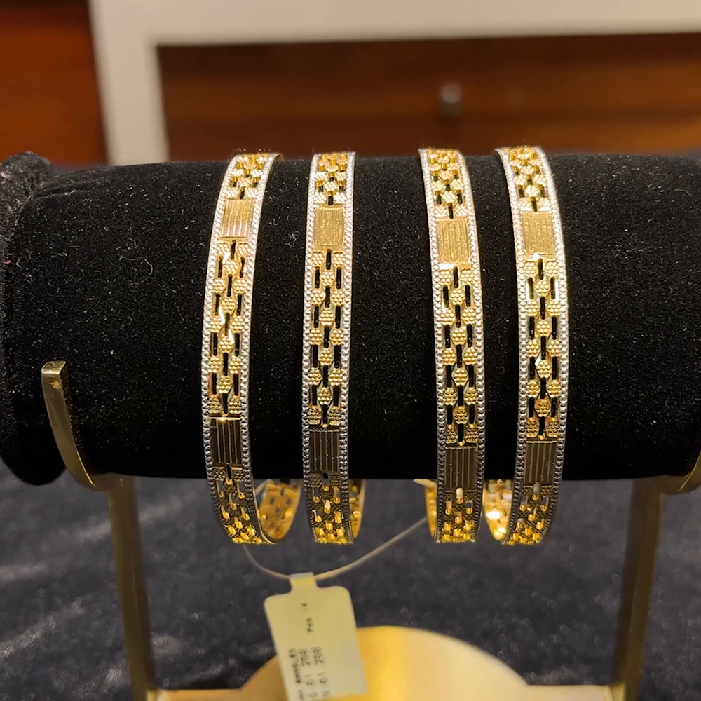 RS BROTHERS 61.258gms BANGLES 22K Yellow Gold