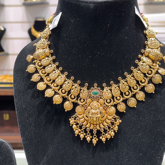 SOUTH INDIA 32.163gms NECKLACE 22K Yellow Gold