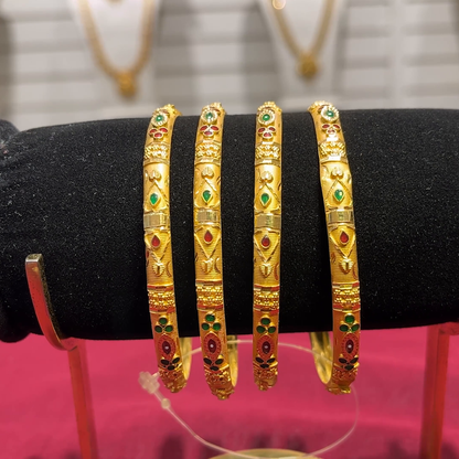 SOUTH INDIA 38.24gms BANGLES 22K Yellow Gold