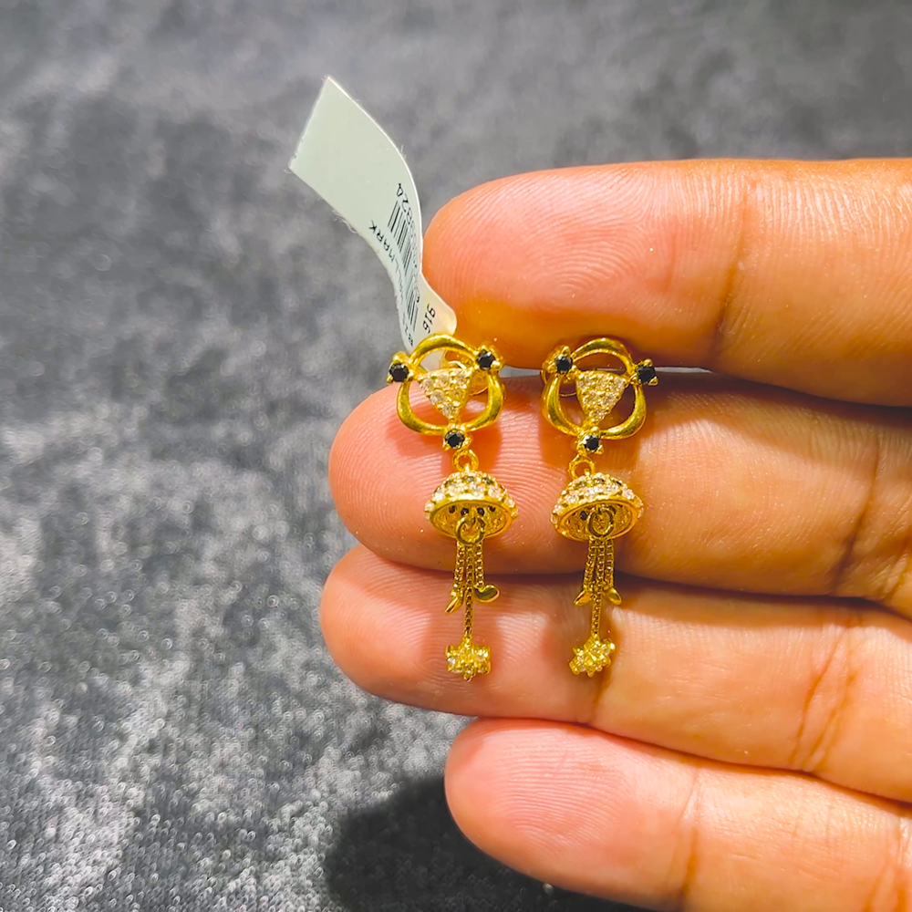 CMR 5.023gms EARRINGS 22K Yellow Gold