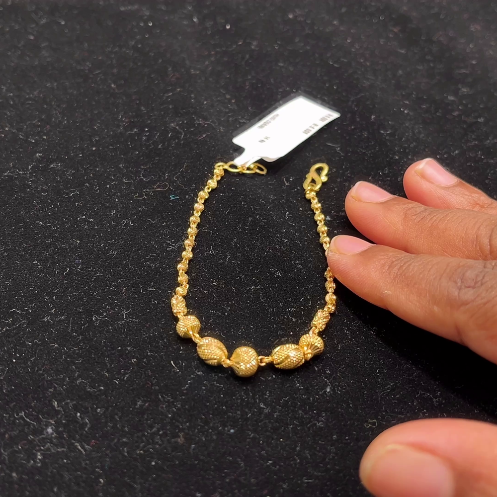 Anu Jewellers 6.008gms Bracelets 22K Yellow Gold