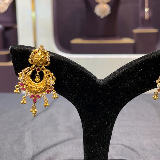 CMR 10.155gms EARRINGS 22K Yellow Gold