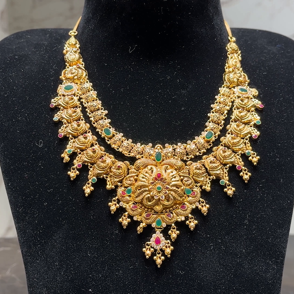 MUKUNDA JEWELLERS 34.69gms NECKLACE 22K Yellow Gold