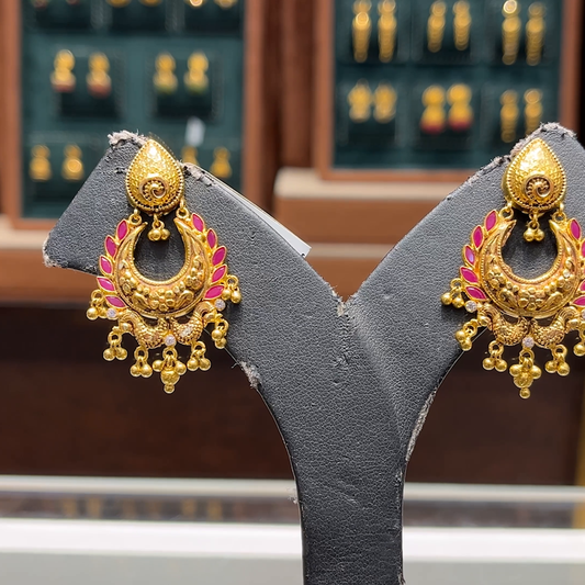 CMR 10.135gms EARRINGS 22K Yellow Gold