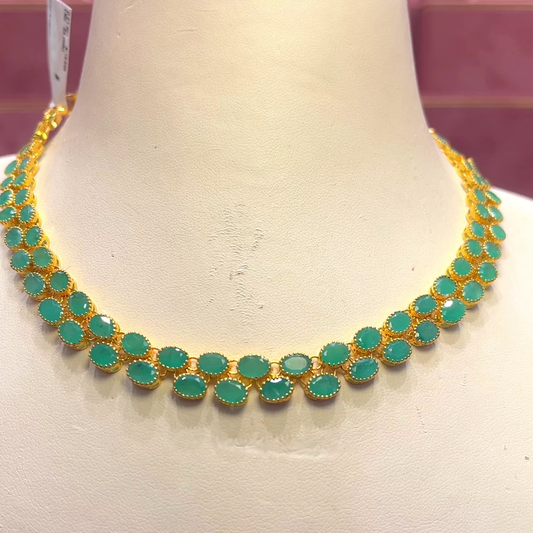 Anu Jewellers 16.899gms NECKLACE 22K Yellow Gold