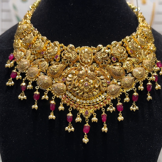 SOUTH INDIA 36.416gms NECKLACE 22K Yellow Gold