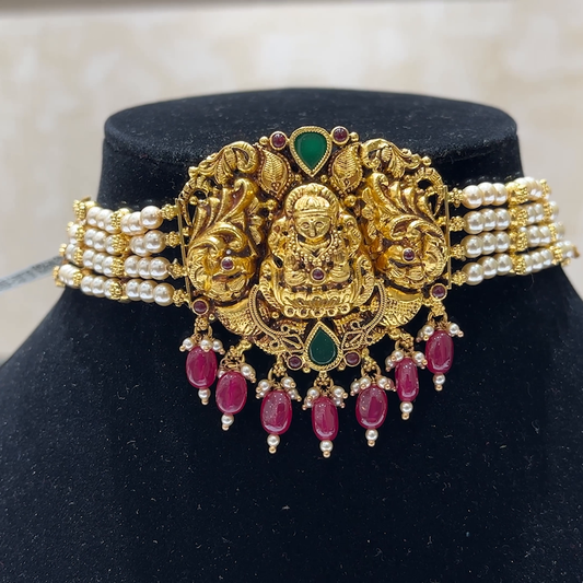 MUKUNDA JEWELLERS 25.662gms CHOKER 22K Yellow Gold