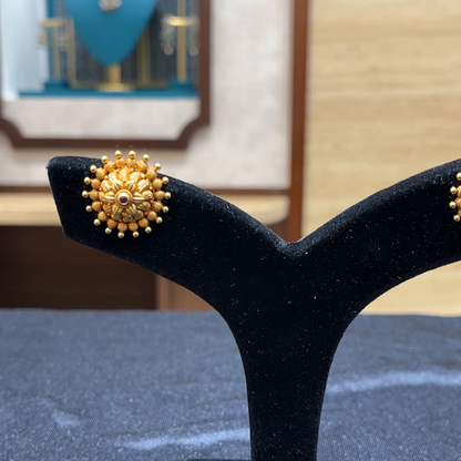 Chennai Shopping Mall 5.13gms EARRINGS 22K Yellow Gold