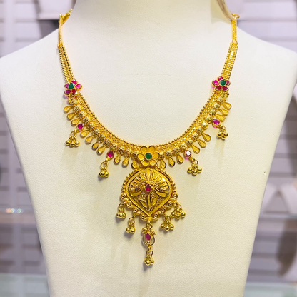 SOUTH INDIA 17.63gms NECKLACE 22K Yellow Gold