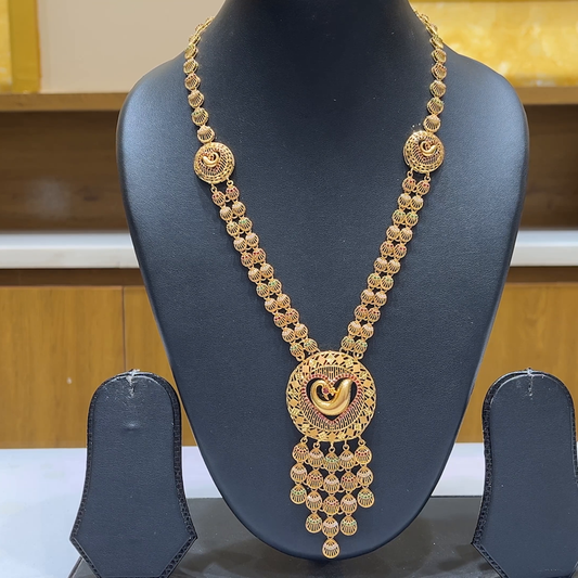 MUKUNDA JEWELLERS 42.14gms NECKLACE 22K Nakshi