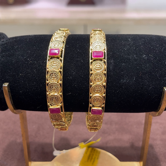 SwarnaKanchi 19.542gms BANGLES 22K Yellow Gold