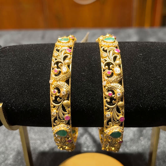 MUKUNDA JEWELLERS 22.074gms BANGLES 22K Yellow Gold