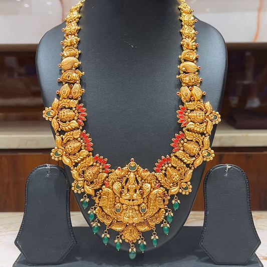 MUKUNDA JEWELLERS 72.295gms HARAMS 22K Antique