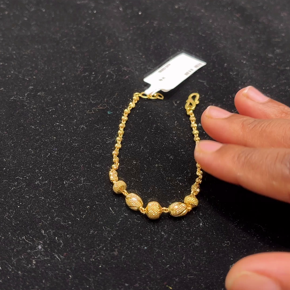 Anu Jewellers 6.008gms Bracelets 22K Yellow Gold