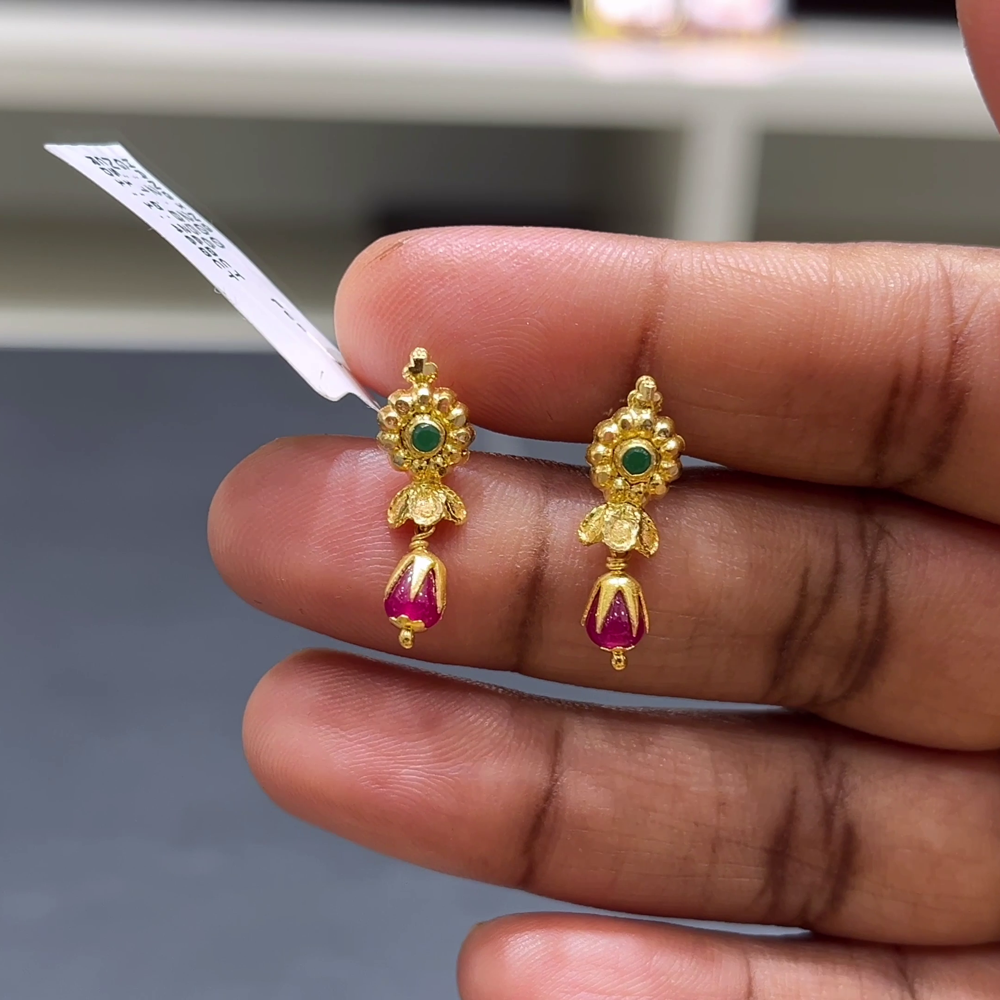 [make to order] 1.856gms EARRINGS 22K