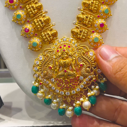 SOUTH INDIA 110.49gms HARAMS 22K Yellow Gold