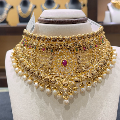 [make to order] 44.79gms CHOKER 22K