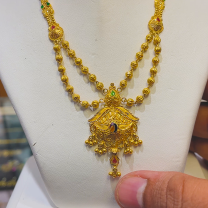 Anu Jewellers 12.482gms NECKLACE 22K Yellow Gold