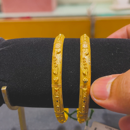 Anu Jewellers 18.181gms BANGLES 22K Yellow Gold