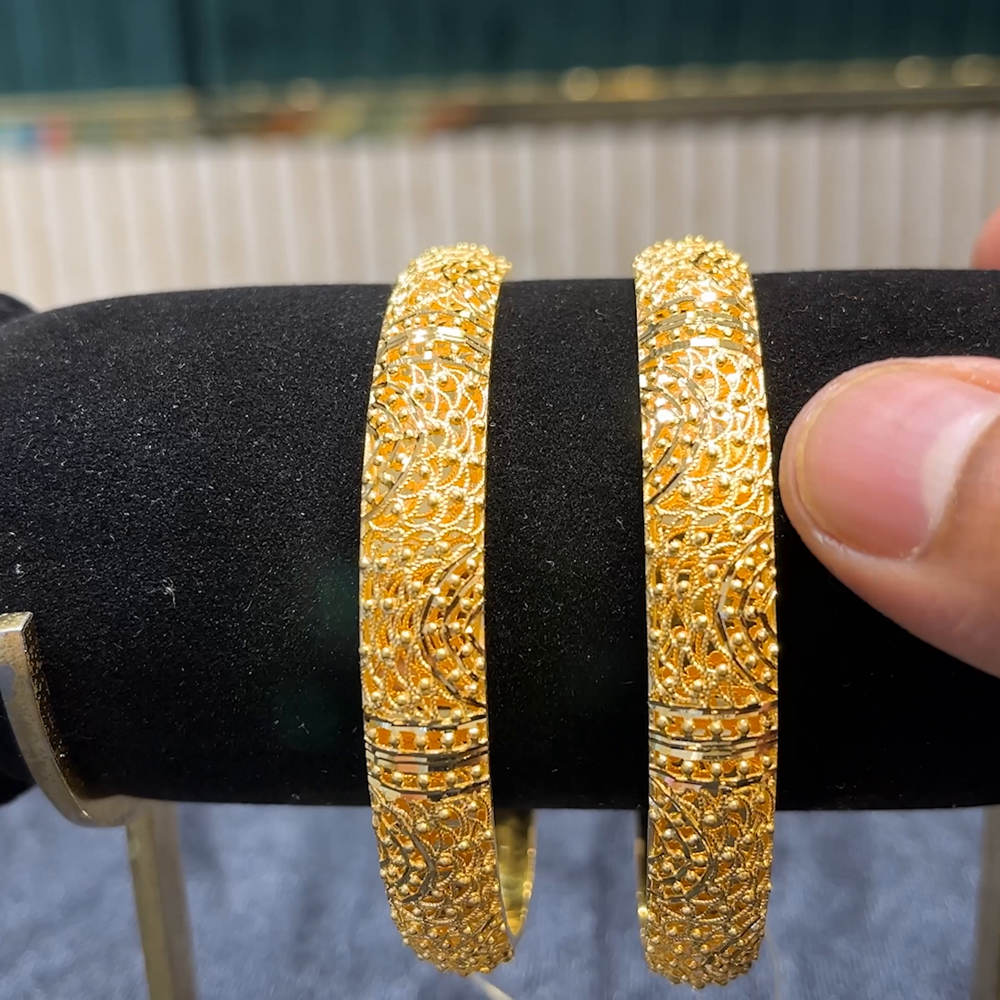 Kriya Jewellers 34.23gms BANGLES 22K Yellow Gold