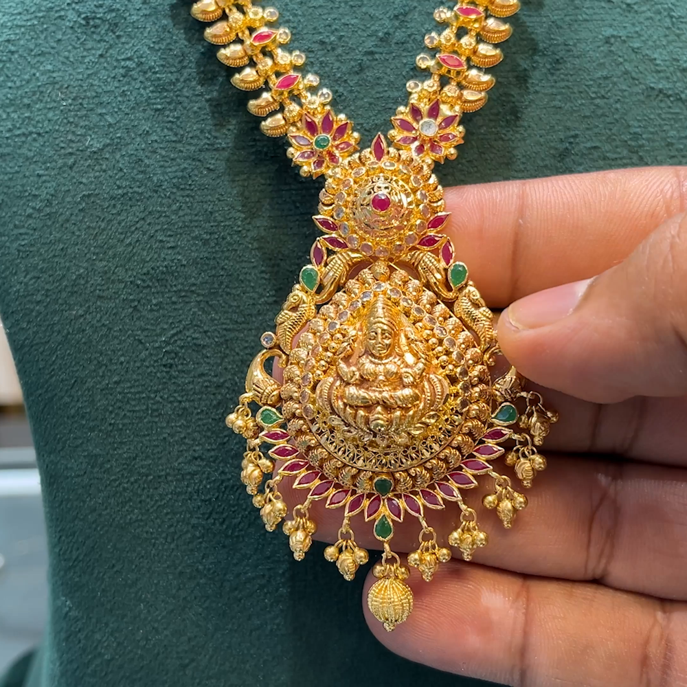 Kriya Jewellers 37.65gms HARAMS 22K Yellow Gold