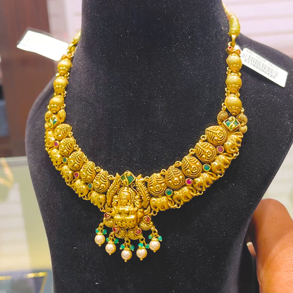 SOUTH INDIA 22.466gms NECKLACE 22K Yellow Gold