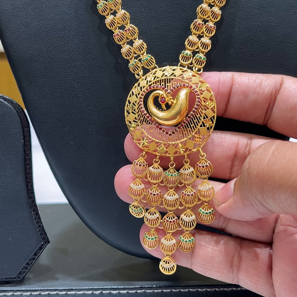 MUKUNDA JEWELLERS 42.14gms NECKLACE 22K Nakshi